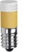 Verlichtingselement schakelmateriaal berker Hager LED-lampen E10, geel 167802